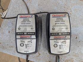 Tm251 Optimate 7 Select Battery Charger Lot Of 2