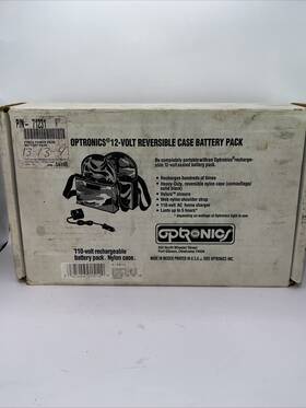 71231 Optronics Vintage Options 7231 Portable Battery Pack Untested