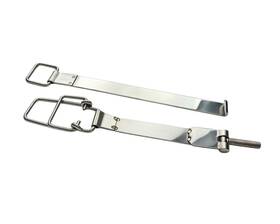 924-00-01 Other 9240001 Porsche Stainless Steel Battery Straps Set - 911 912 1969-1973 924-00-01 Other 9240001 Porsche Stainless Steel Battery Straps Set - 911 912 1969-1973