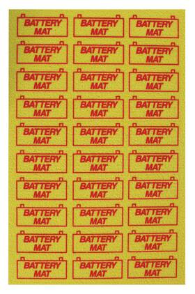 Zvw-915 Other Zvw.915 Porsche Battery Mat - Yellow Zvw915
