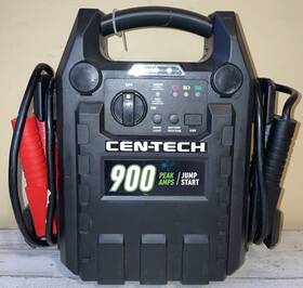 371432104 Peak Cen-tech 900 Amp Portable 3 In 1 Car Battery Jump Starter And Power Pack