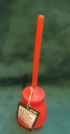 96571 Pittsburgh Battery Filler Bulb Type 9-3/8 Inch L 2-5/8 Diameter