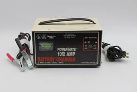 141-129 Power-mate 10/2 Amp Manual Battery Charger 6 And 12 Volt Dual Rate Model B 141-129 Power-mate 10/2 Amp Manual Battery Charger 6 And 12 Volt Dual Rate Model B