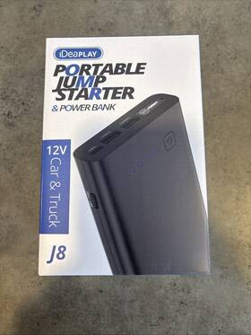 Power Plus 850012011002 Idealplay Portable Jump Starter And Bank J8