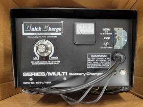 Qpa12-127v Quick Charge Qpa12-127v/15a Battery Charger 1-10 Batteries In Series 12-127v