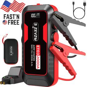 Et-eb-03 S Zevzo Car Jump Starters 3000a Power Bank 12v 59.2wh Battery Charger 7.5l/6.5l Et-eb-03 S Zevzo Car Jump Starters 3000a Power Bank 12v 59.2wh Battery Charger 7.5l/6.5l