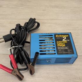 0133-01 Schauer 2 Amp Automatic Battery Charger Tested Usa Made
