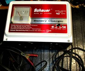 0122-06 Schauer C6612 Model Battery Charger 6-12 Volt 10 Amp Vintage - Tested 0122-06 Schauer C6612 Model Battery Charger 6-12 Volt 10 Amp Vintage - Tested