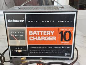 C7612 Schauer Solid Stat Model 10 Amp 6 And 12 Volt Battery Charger Usa