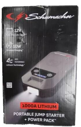 Schumacher 026666816724 New Sl1672 Portable Jump Starter Power Pack Schumacher 026666816724 New Sl1672 Portable Jump Starter Power Pack