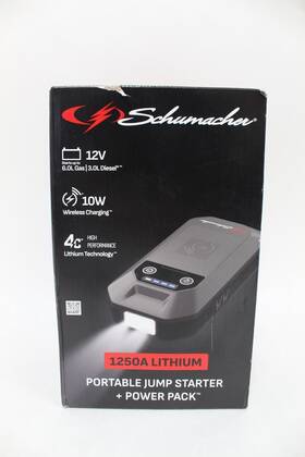 1250 Schumacher 026666816731 Amp Lithium Jump Starter And Portable Power Pack - Sl1673