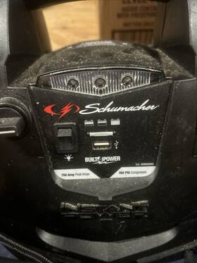 0899008092 Schumacher Sj20899 Portable Power Station And 750 Peak Amp Jump Starter