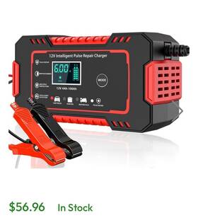 E57l7dt2s Schumacher Smart Car Battery Charger Maintainer 12v/6v 3a Fully-automatic Trickle