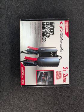 Sc1410 Schumacher Electric 6v/12v Two-bank 2a Battery Charger/maintainer Black