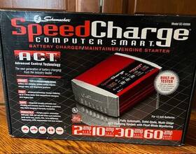 Sc-6000a Schumacher Battery/engine Speed Charger/maintainer Computer Smart Model Sc 6000a