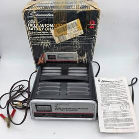 Se-10-map Schumacher 6/12v Manual/automatic Battery Charger 10 Amp Vtg Box Usa