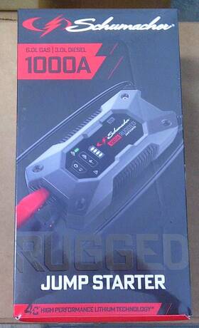 Sl-1647 Schumacher New Sealed 12 Volt Lithium Jump Starter 1000 Amps Model# Sl1647