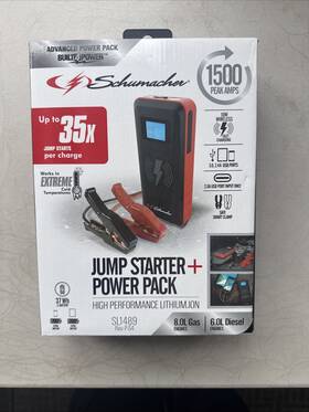 Sl148 Schumacher Jump Starter Power Pack