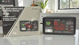 28-71614 Sears 60amp Engine Fully Automatic Battery Starter/charger And Maintainer 6v/12v