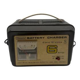 608.715110 Sears 608.71511 6 Amp Battery Charger For 6v And 12v - Tested Working