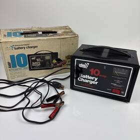 618.718332 Sears 10 Amp 12 Volt Fully Automatic Automotive Battery Charger Nice