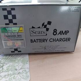 865-340-000 Sears 865-340-000. 861-341-000 Vintage 8 Amp 12 Volt Battery Charger Tested In Original Box 865-340-000 Sears 865-340-000. 861-341-000 Vintage 8 Amp 12 Volt Battery Charger Tested In Original Box