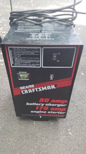 934.71836 Sears Battery Charger And Engine Starter Model No. 9437186 934.71836 Sears Battery Charger And Engine Starter Model No. 9437186
