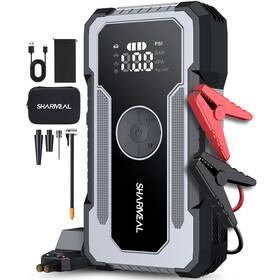 5000a Sharmeal Gl902 Jump Starter With Air Compressor 150psi Car Batte