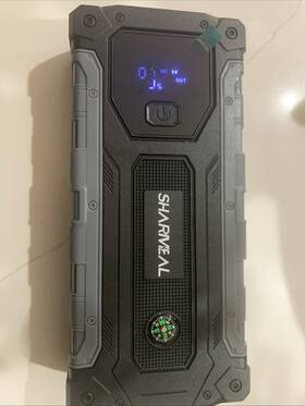 X004e10snu Sharmeal 3000a Car Jump Starter Battery Pack For 9.0l Gas Engines Led Lights