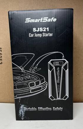 2000a Smartsafe Sjs21 Car Battery Jump Starter Jumper Pack 8l Gas