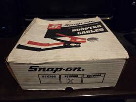 Bc15500 Snap-on Battery Booster Cable Set 15ft Long With Box And Manual Excellent
