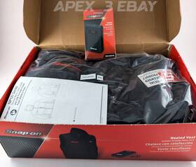 Ssx20p244xxl Snap-on Heated Vest And Portable Power Pack Xxl Black Winter Ssx20p244xxl Snap-on Heated Vest And Portable Power Pack Xxl Black Winter