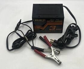 141-062 Solar Vtg 3 Amp Solid State Battery Charger Model 12v Tested