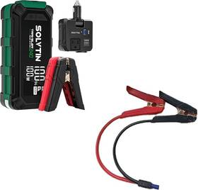 Solvtin 3547897133568 224wh Portable Power Station 2-in-1 Outdoor Generator And Car Jump Starter Bun