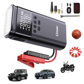 Cyd22-g Soulor Cyd22 Starter Jump 6000a Battery Jumper 150psi Tire Inflator Portable Led