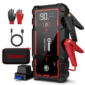 Yearcy20-2-2 Soulor Jump Starter 5000a Car Battery Jumper Portable Box Boo
