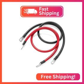 Sp-1ft4cbl56 Spartan Power Battery Cable 1 Foot Or 12 Inch 4 Gauge Awg Wire Set 5/16 M8 Made
