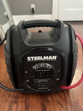 60018 Steelman 600a Li-ion Jump Start Power Bank With Memory Saver Cord