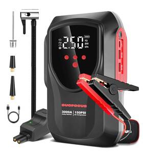 3000a Sucfocus 721545035431 Jump Starter With Air Compressor 150psi Portable Car Battery Jumper St 3000a Sucfocus 721545035431 Jump Starter With Air Compressor 150psi Portable Car Battery Jumper St