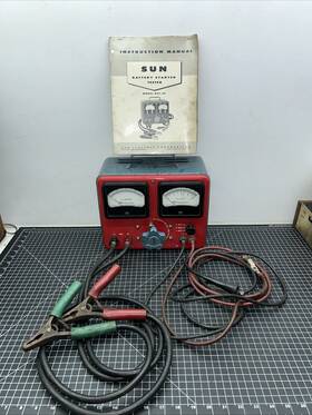 Bst-10 Sun Vintage Electric Corporation Battery Starter Tester Model With Manual Bst-10 Sun Vintage Electric Corporation Battery Starter Tester Model With Manual