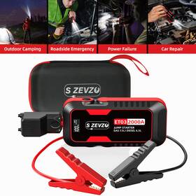 Eb-et03 Szevzo Et03 2000amp Peak Car Jump Starter 12v Portable Lithium Battery Box