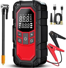 8638837 Tinyoak Portable Jump Starter With Air Compressor And 150psi Tire Inflator 12v Power