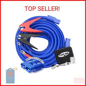 Topdc 689997348717 Jumper Cables 1 Gauge 25 Feet 800a Booster With Ul-listed Clamps H
