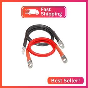 Qh-acbc3304120rb-cn Topdc 4 Awg Battery Cable 4awg 12-inch Inverter Cables Set All Copper Co Qh-acbc3304120rb-cn Topdc 4 Awg Battery Cable 4awg 12-inch Inverter Cables Set All Copper Co