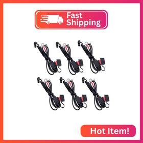 Td-dhe279838 Topdc 22 Inch 10a Fused Ring Terminal 6 Pcs Harness Quick Connect Extention Cord For