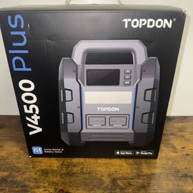 130224d5l300ky Topdon V4500 Plus - 2-in-1 4500 Peak Amp Jump Starter And Battery/system Tester