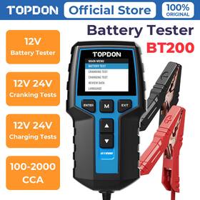 Topdon 850028162095 12v Car Battery Alternator Tester Test Condition And Charging
