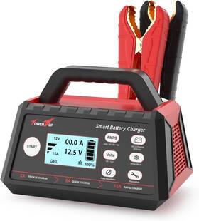 Tower Top 716398468550 New Towertop 2/8/15 Amp Smart Car Battery Charger 6v/12v Fully Automatic Tower Top 716398468550 New Towertop 2/8/15 Amp Smart Car Battery Charger 6v/12v Fully Automatic