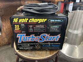 Ax-agm25a19v Turbo Start 16 Volt Battery Charger