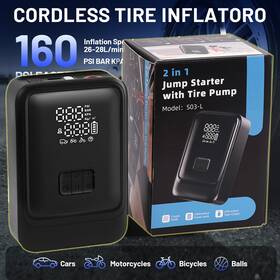 Malld015tyooo1oo3xb23 Twom Car Jump Starter With Air Compressor 8000mah Battery Jumper Box Charger Booster